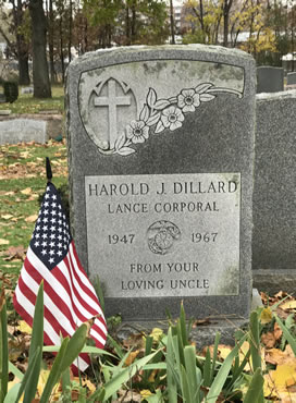 Harold J. Dillard Gravestone